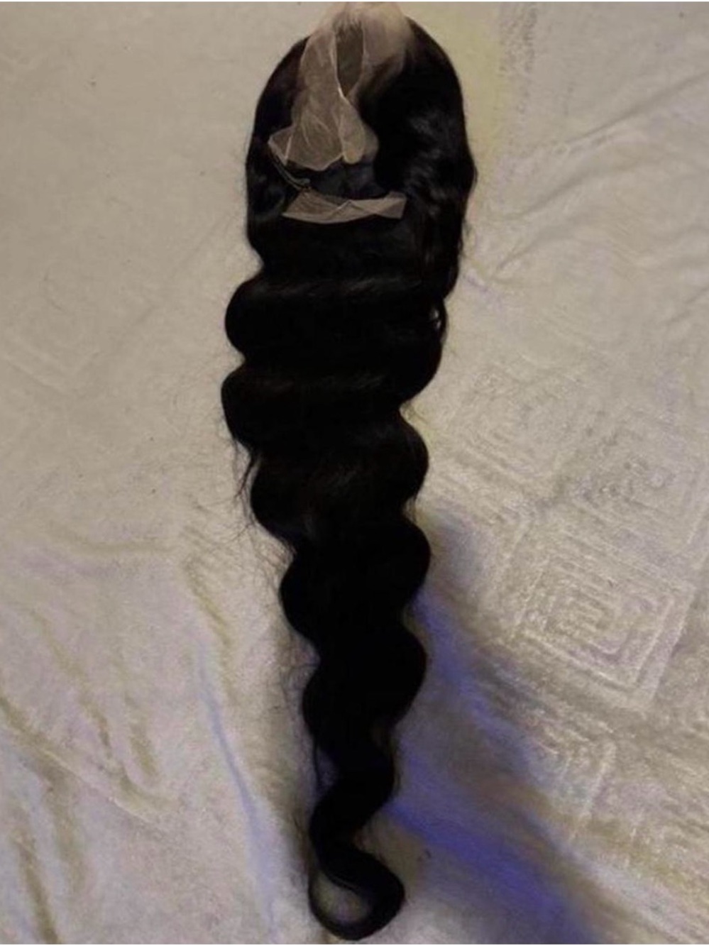 Black Body Wave Lace Closure Hairpiece - Natural Black